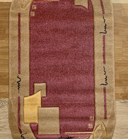 Синтетический ковер Frize Vrezanny 5858A pink